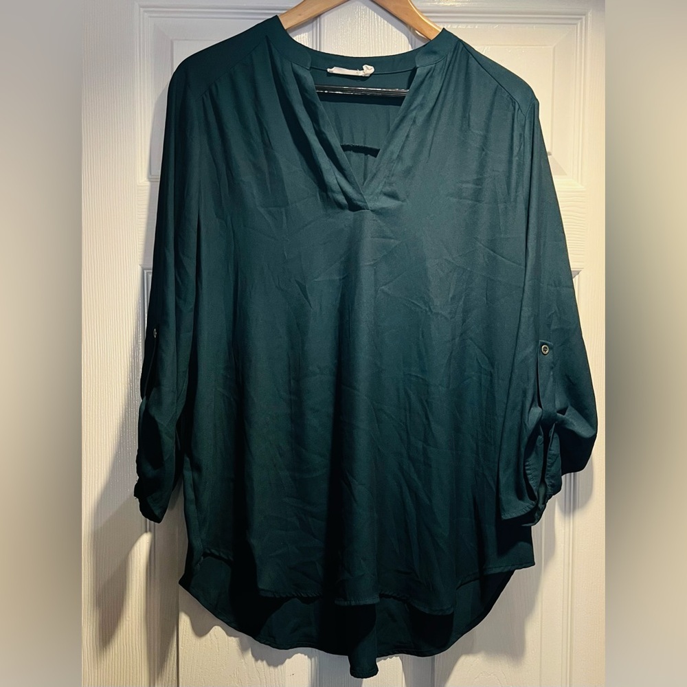 Elegant Green Women's Top